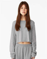 Bella + Canvas 6501 Women's FWD Fashion Crop Long Sleeve Tee