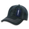 Decky 6 Panel Low Profile Relaxed Contra-Stitch Dad Hat | Decky 111