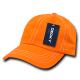 Decky 6 Panel Low Profile Relaxed Contra-Stitch Dad Hat | Decky 111