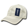 Decky 6 Panel Low Profile Relaxed Contra-Stitch Dad Hat | Decky 111