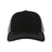 Atlantis Headwear Sustainable Canvas Cap - Atlantis Headwear RAPPER Atlantis Headwear Black/ Grey Adjustable