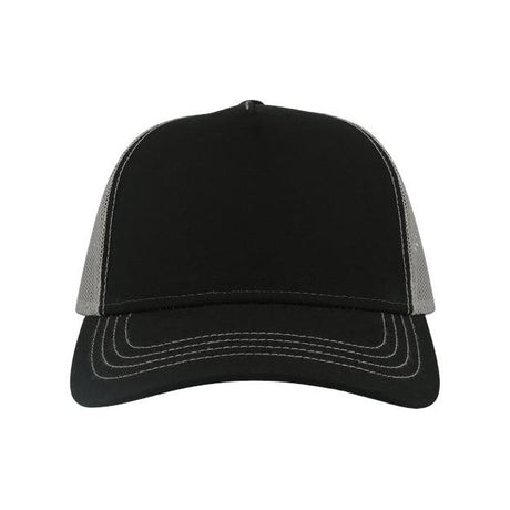 Atlantis Headwear Sustainable Canvas Cap - Atlantis Headwear RAPPER Atlantis Headwear Black/ Grey Adjustable