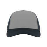 Atlantis Headwear Sustainable Canvas Cap - Atlantis Headwear RAPPER Atlantis Headwear Grey/ Navy Adjustable