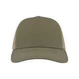 Atlantis Headwear Sustainable Canvas Cap - Atlantis Headwear RAPPER Atlantis Headwear Olive Green/ Khaki Adjustable