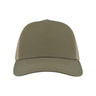 Atlantis Headwear Sustainable Canvas Cap - Atlantis Headwear RAPPER Atlantis Headwear Olive Green/ Khaki Adjustable