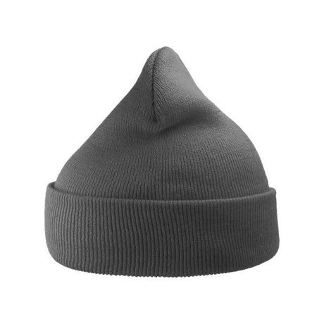 Atlantis Headwear Sustainable 12" Knit Beanie - Atlantis Headwear WIND Atlantis Headwear Dark Grey One Size