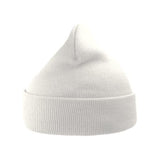 Atlantis Headwear Sustainable 12" Knit Beanie - Atlantis Headwear WIND Atlantis Headwear White One Size