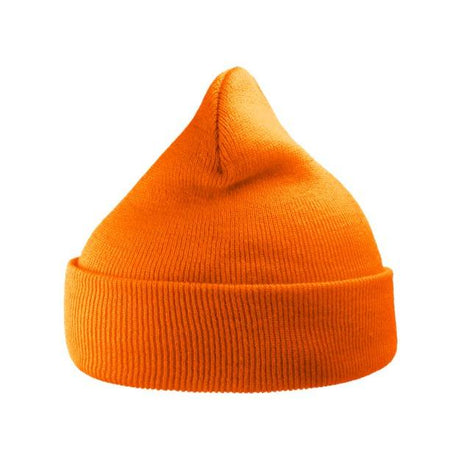 Atlantis Headwear Sustainable 12" Knit Beanie - Atlantis Headwear WIND Atlantis Headwear Orange Fluorescent One Size