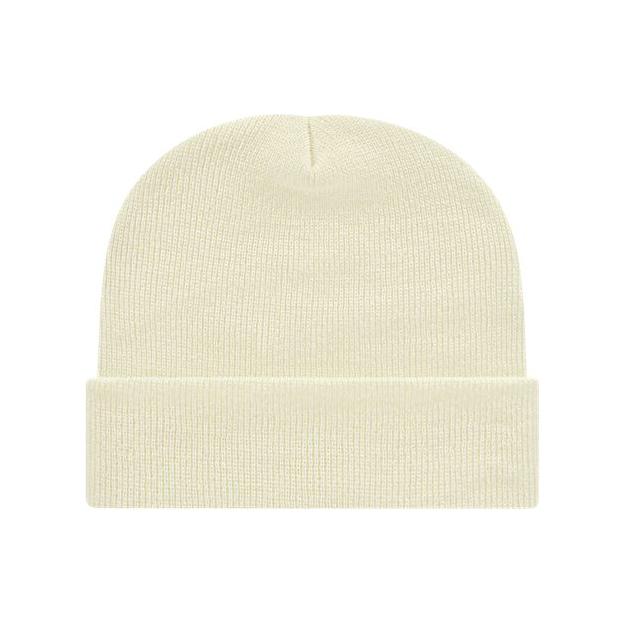 CAP AMERICA USA-Made 12" Cuffed Beanie - CAP AMERICA TKN24 CAP AMERICA Ivory One Size