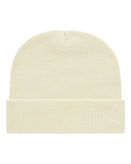 CAP AMERICA USA-Made 12" Cuffed Beanie - CAP AMERICA TKN24 CAP AMERICA Ivory One Size