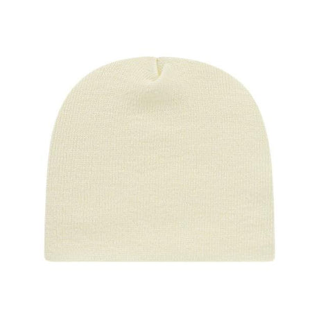 CAP AMERICA USA-Made 8 1/2" Beanie - CAP AMERICA TKN28 CAP AMERICA Ivory One Size
