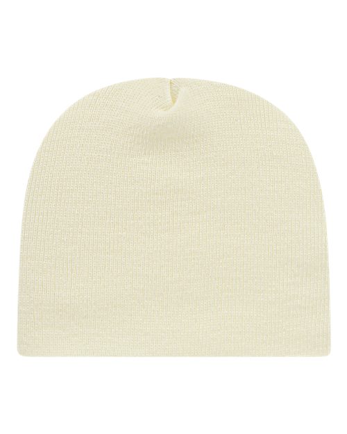 CAP AMERICA USA-Made 8 1/2" Beanie - CAP AMERICA TKN28 CAP AMERICA Ivory One Size