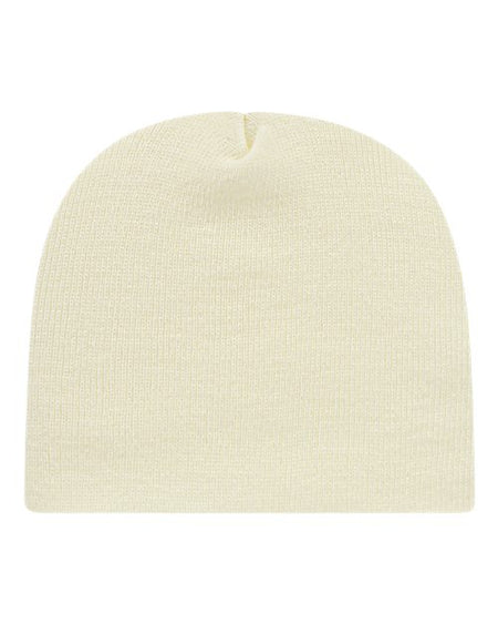 CAP AMERICA USA-Made 8 1/2" Beanie - CAP AMERICA TKN28 CAP AMERICA Ivory One Size