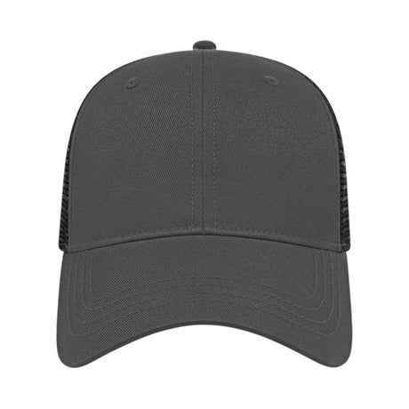 CAP AMERICA X-tra Value Polyester Trucker Cap - CAP AMERICA x800 CAP AMERICA Charcoal/ Black Adjustable