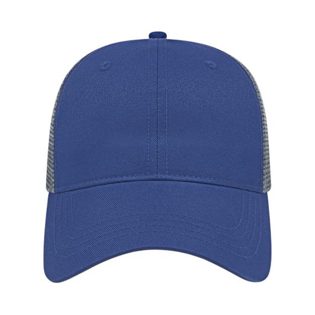 CAP AMERICA X-tra Value Polyester Trucker Cap - CAP AMERICA x800 CAP AMERICA Royal/ Charcoal Adjustable