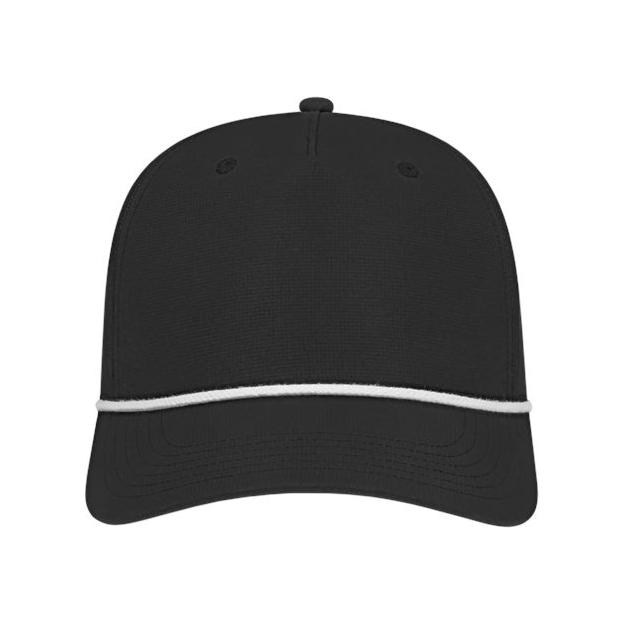 CAP AMERICA Athletic Rope Cap - CAP AMERICA i7256 CAP AMERICA Black/ White Adjustable