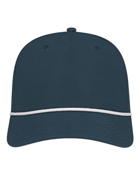 CAP AMERICA Athletic Rope Cap - CAP AMERICA i7256 CAP AMERICA Dark Blue/ White Adjustable