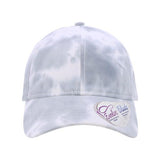 Infinity Her Women's Garment-Washed Fashion Print Cap - Infinity Her HATTIE Infinity Her Tie-Dye Slate Blue Adjustable