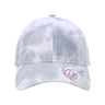 Infinity Her Women's Garment-Washed Fashion Print Cap - Infinity Her HATTIE Infinity Her Tie-Dye Slate Blue Adjustable