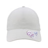 Infinity Her Women's Perforated Performance Cap - Infinity Her GABY Infinity Her Light Grey/ Snow Leopard Adjustable
