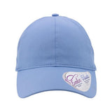 Infinity Her Women's Perforated Performance Cap - Infinity Her GABY Infinity Her Periwinkle/ Floral Adjustable