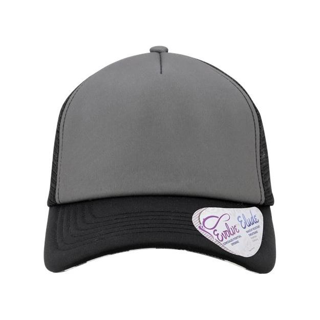 Infinity Her Women's Foam Trucker Cap - Infinity Her ROSIE Infinity Her Slate/ Black/ Black/ Cow Adjustable