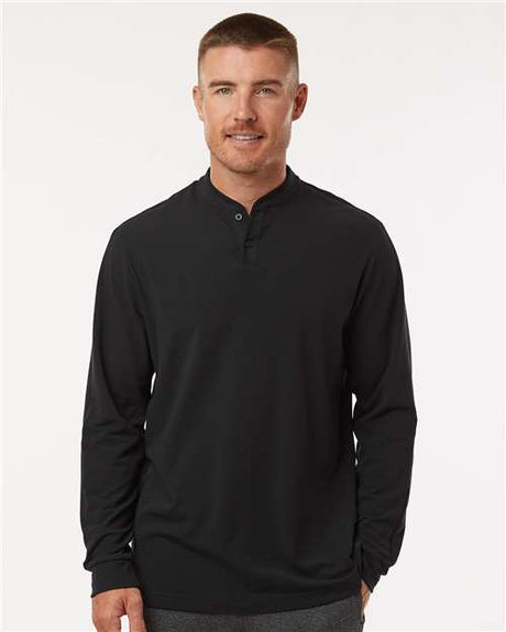 Adidas Men's Henley Long Sleeve T-Shirt - Adidas A597