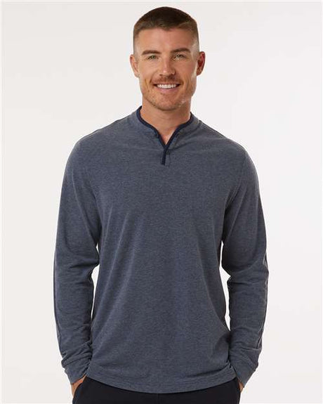 Adidas Men's Henley Long Sleeve T-Shirt - Adidas A597