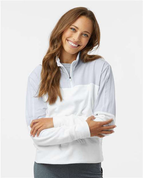 Adidas Women's Fleece Quarter-Zip Pullover - Adidas A601