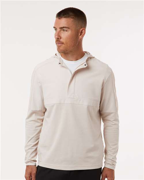 Adidas Men's Half-Zip Hooded Anorak - Adidas A607