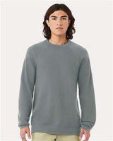 Bella + Canvas 3901 Unisex Sponge Fleece Raglan Crewneck Sweatshirt
