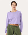 Bella + Canvas 6501 Women's FWD Fashion Crop Long Sleeve Tee