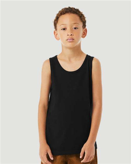 BELLA + CANVAS Youth Heather CVC Tank - BELLA + CANVAS 3480YCVC