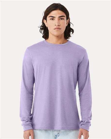 BELLA + CANVAS Heather CVC Long Sleeve Tee - BELLA + CANVAS 3501CVC