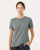 BELLA + CANVAS Women’s Relaxed Fit Heather CVC Tee - BELLA + CANVAS 6400CVC