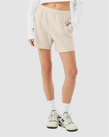 BELLA + CANVAS Women's Cutoff Fleece Shorts - BELLA + CANVAS 3787
