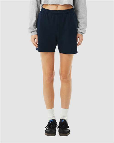 BELLA + CANVAS Women's Cutoff Fleece Shorts - BELLA + CANVAS 3787