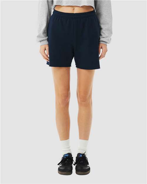 BELLA + CANVAS Women's Cutoff Fleece Shorts - BELLA + CANVAS 3787