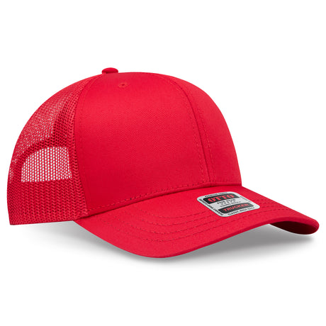 OTTO CAP 6 Panel Mid Profile Mesh Back Trucker Hat OTTO 112-1