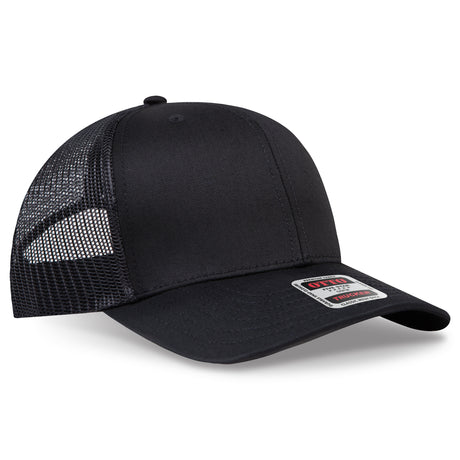 OTTO CAP® 6 Panel Mid Profile Mesh Back Trucker Hat OTTO 112-1