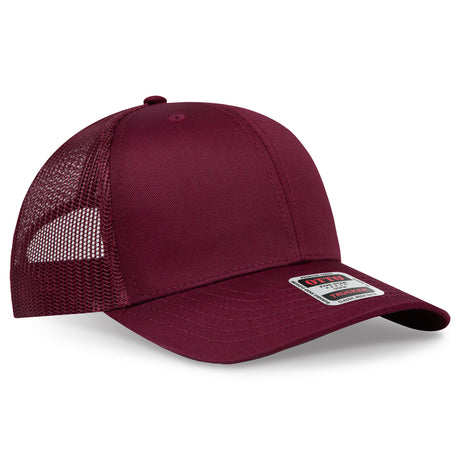 OTTO CAP 6 Panel Mid Profile Mesh Back Trucker Hat OTTO 112-1