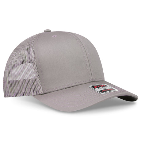 OTTO CAP 6 Panel Mid Profile Mesh Back Trucker Hat OTTO 112-1