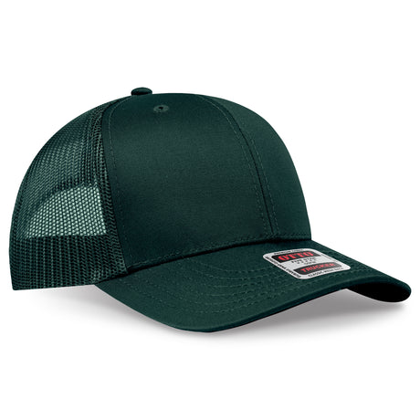 OTTO CAP 6 Panel Mid Profile Mesh Back Trucker Hat OTTO 112-1