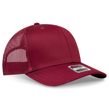 OTTO CAP® 6 Panel Mid Profile Mesh Back Trucker Hat OTTO 112-1