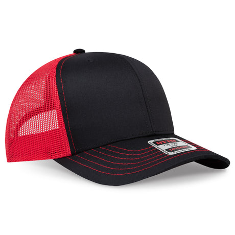 OTTO CAP 6 Panel Mid Profile Mesh Back Trucker Hat OTTO 112-1