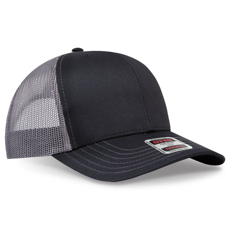 OTTO CAP 6 Panel Mid Profile Mesh Back Trucker Hat OTTO 112-1
