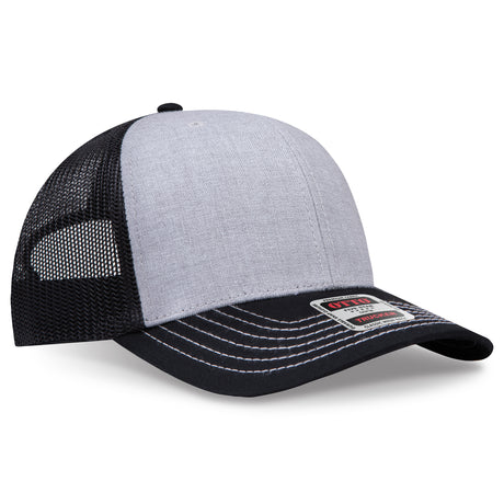 OTTO CAP® 6 Panel Mid Profile Mesh Back Trucker Hat OTTO 112-1