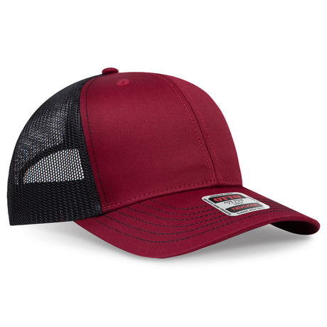 OTTO CAP 6 Panel Mid Profile Mesh Back Trucker Hat OTTO 112-1