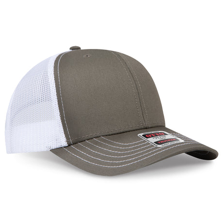 OTTO CAP® 6 Panel Mid Profile Mesh Back Trucker Hat OTTO 112-1