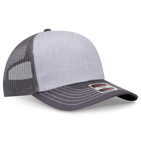 OTTO CAP® 6 Panel Mid Profile Mesh Back Trucker Hat OTTO 112-1